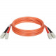Tripp Lite 1.2M Duplex Multimode 62.5/125 Fiber Optic Patch Cable SC/SC 4&#39;&#39; 4ft 1.2 Meter - SC Male - SC Male - 4ft - Orange N306-004