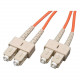 Tripp Lite 0.6M Duplex Multimode 62.5/125 Fiber Optic Patch Cable SC/SC 2&#39;&#39; 2ft 0.6 Meter - SC Male - SC Male - 2ft - Orange N306-002