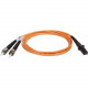 Tripp Lite 8M Duplex Multimode 62.5/125 Fiber Optic Patch Cable MTRJ/ST 26&#39;&#39; 26ft 8 Meter - MT-RJ Male - ST Male - 26.25ft - Orange N308-08M