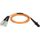 Tripp Lite 3M Duplex Multimode 62.5/125 Fiber Optic Patch Cable MTRJ/SC 10&#39;&#39; 10ft 3 Meter - MT-RJ Male - SC Male - 10ft N310-010