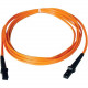Tripp Lite 1M Duplex Multimode 62.5/125 Fiber Optic Patch Cable MTRJ/MTRJ 3&#39;&#39; 3ft 1 Meter - MT-RJ - MT-RJ - 3.28ft N312-01M