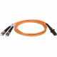 Tripp Lite 3M Duplex Multimode 62.5/125 Fiber Optic Patch Cable MTRJ/MTRJ 10&#39;&#39; 10ft 3 Meter - MT-RJ Male - MT-RJ Male - 9.84ft N312-03M
