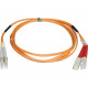 Tripp Lite 4M Duplex Multimode 62.5/125 Fiber Optic Patch Cable LC/SC 13&#39;&#39; 13ft 4 Meter - LC Male - SC Male - 13ft - Orange N316-04M