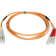 Tripp Lite 6M Duplex Multimode 62.5/125 Fiber Optic Patch Cable LC/SC 20&#39;&#39; 20ft 6 Meter - LC Male - SC Male - 19.69ft - Orange N316-06M