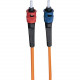 Tripp Lite 1M Duplex Multimode 62.5/125 Fiber Optic Patch Cable LC/ST 3&#39;&#39; 3ft 1 Meter - LC Male - ST Male - 3.28ft N318-01M
