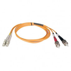 Tripp Lite 6M Duplex Multimode 62.5/125 Fiber Optic Patch Cable LC/ST 20&#39;&#39; 20ft 6 Meter - LC - ST - 19.69ft - Orange N318-06M