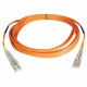 Tripp Lite 0.3M Duplex Multimode 62.5/125 Fiber Optic Patch Cable LC/LC 1&#39;&#39; 1ft 0.3 Meter - LC - LC - 1ft - Orange - RoHS Compliance N320-001