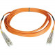 Tripp Lite 25M Duplex Multimode 62.5/125 Fiber Optic Patch Cable LC/LC 82&#39;&#39; 82ft 25 Meter - LC Male - LC Male - 80ft - Orange N320-25M
