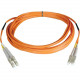 Tripp Lite 6M Duplex Multimode 50/125 Fiber Optic Patch Cable LC/LC 20&#39;&#39; 20ft 6 Meter - LC Male Network - LC Male Network - 20ft - Orange - RoHS Compliance N520-06M