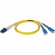 Tripp Lite 2M Duplex Singlemode 8.3/125 Fiber Optic Patch Cable LC/SC 6&#39;&#39; 6ft 2 Meter - LC - SC - 6.56ft - TAA Compliance N366-02M