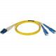 Tripp Lite 5M Duplex Singlemode 8.3/125 Fiber Optic Patch Cable LC/SC 16&#39;&#39; 16ft 5 Meter - LC - SC - 16.4ft N366-05M