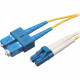 Tripp Lite 20M Duplex Singlemode 8.3/125 Fiber Optic Patch Cable LC/SC 65&#39;&#39; 65ft 20 Meter - 65.62 ft Fiber Optic Network Cable for Network Device, Patch Panel, Switch - First End: 2 x LC Male Network - Second End: 2 x SC Male Network - Pat