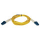 Tripp Lite 15M Duplex Singlemode 8.3/125 Fiber Optic Patch Cable LC/LC 50&#39;&#39; 50ft 15 Meter - 49.20 ft Fiber Optic Network Cable - First End: 2 x LC Male Network - Second End: 2 x LC Male Network - Patch Cable - Yellow N370-15M