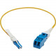 Tripp Lite N381L-001-MF Duplex Fiber Optic Network Cable - 1 ft Fiber Optic Network Cable for Network Device, Network Switch, Patch Panel, Transceiver - First End: 2 x CS Male Network - Second End: 2 x LC/UPC Female Network - 400 Gbit/s - LSZH - 8.3/125 &