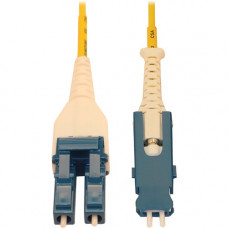 Tripp Lite N383L-01M 40/100/400G Singlemode 9/125 OS2 Fiber Cable, Yellow, 1 m (3.3 ft.) - 3.28 ft Fiber Optic Network Cable for Network Device, Transceiver, Patch Panel, Switch - First End: 2 x LC/UPC Male Network - Second End: 2 x SN/UPC Male Network - 