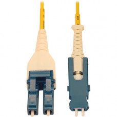 Tripp Lite N383L-03M 40/100/400G Singlemode 9/125 OS2 Fiber Cable, Yellow, 3 m (9.8 ft.) - 9.84 ft Fiber Optic Network Cable for Network Device, Transceiver, Patch Panel, Switch - First End: 2 x LC/UPC Network - Male - Second End: 2 x SN/UPC Network - Mal