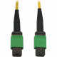 Tripp Lite N390B-01M-12-AP Fiber Optic Network Cable - 3.28 ft Fiber Optic Network Cable for Switch, Patch Panel, Network Device - First End: 1 x MTP/MPO Female Network - Second End: 1 x MTP/MPO Female Network - 400 Gbit/s - LSZH, OFNR - 9/125 &micro;