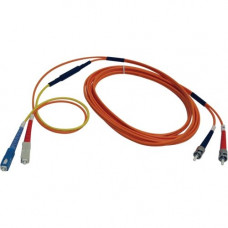 Tripp Lite 3M Fiber Optic Mode Conditioning Patch Cable SC/ST 10&#39;&#39; 10ft 3 Meter - ST Male - SC Male - 9.84ft - Orange, Yellow - RoHS Compliance N420-03M