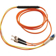 Tripp Lite 1M Fiber Optic Mode Conditioning Patch Cable ST/LC 3&#39;&#39; 3ft 1 Meter - LC Male - ST Male - 3.28ft - Yellow, Orange N422-01M