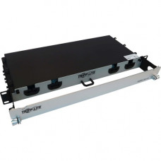 Tripp Lite N48M-2M3X8M-20 Preloaded Fiber Panel - 1U High - Aqua, Black - 19" Wide - Rack-mountable N48M-2M3X8M-20