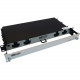 Tripp Lite N48M-2M24L12-10 Preloaded Fiber Panel - 12 x Duplex - 1U High - Aqua, Black, White - 19" Wide - Rack-mountable N48M-2M24L12-10
