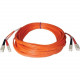 Tripp Lite 2M Duplex Multimode 50/125 Fiber Optic Patch Cable SC/SC 6&#39;&#39; 6ft 2 Meter - SC Male - SC Male - 2m - Orange N506-02M