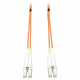 Tripp Lite 35M Duplex Multimode 50/125 Fiber Optic Patch Cable LC/LC 115&#39;&#39; 115ft 35 Meter - LC Male - LC Male - 114.83ft - Orange N520-35M