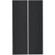 Panduit N52SPS Side Panel - Black - 45U Rack Height - 1 Pack - 82.7" Height - 46.6" Width - 48" Depth - TAA Compliance N52SPS