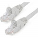 Startech.Com 2m CAT6 Ethernet Cable, LSZH (Low Smoke Zero Halogen), 10 GbE Snagless 100W PoE UTP RJ45 Grey CAT 6 Network Patch Cord, ETL - 2m Grey LSZH CAT6 Ethernet Cable - 10GbE Multi Gigabit 1/2.5/5Gbps/10Gbps to 55m - 100W PoE++ - ANSI/TIA-568-2.D Cat