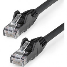 Startech.Com 50ft (15m) CAT6 Ethernet Cable, LSZH (Low Smoke Zero Halogen) 10 GbE Snagless 100W PoE UTP RJ45 Black Network Patch Cord, ETL - 50ft/15.2m Black LSZH CAT6 Ethernet Cable - 10GbE Multi Gigabit 1/2.5/5Gbps/10Gbps to 55m - 100W PoE++, ANSI/TIA-5