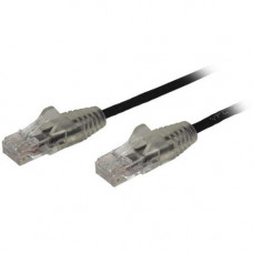 Startech.Com 0.5 m CAT6 Cable - Slim - Snagless RJ45 Connectors - Black - 1.64 ft Category 6 Network Cable for Network Device - First End: 1 x RJ-45 Male Network - Second End: 1 x RJ-45 Male Network - Patch Cable - Gold Plated Contact - Black - 1 Pack N6P