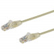 Startech.Com 0.5 m CAT6 Cable - Slim - Snagless RJ45 Connectors - Grey - 1.64 ft Category 6 Network Cable for Network Device - First End: 1 x RJ-45 Male Network - Second End: 1 x RJ-45 Male Network - Patch Cable - Gold Plated Contact - Gray - 1 Pack N6PAT
