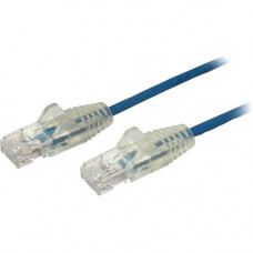 Startech.Com 6 in CAT6 Cable - Slim CAT6 Patch Cord - Blue Snagless RJ45 Connectors - Gigabit Ethernet Cable - 28 AWG - LSZH (N6PAT6INBLS) - Slim CAT6 cable is 36% thinner than a standard CAT 6 network cable - Patch cable is tested to comply with Category