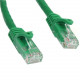 Startech.Com 100ft CAT6 Ethernet Cable - Green Snagless Gigabit CAT 6 Wire - 100W PoE RJ45 UTP 650MHz Category 6 Network Patch Cord UL/TIA - 100ft Green CAT6 Ethernet cable delivers Multi Gigabit 1/2.5/5Gbps & 10Gbps up to 160ft - 650MHz - Fluke teste