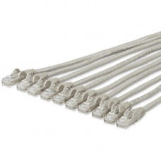 Startech.Com 15 ft. CAT6 Ethernet Cable - 10 Pack - ETL Verified - Gray CAT6 Patch Cord - Snagless RJ45 Connectors - 24 AWG - UTP - 15 ft. CAT6 Ethernet cable multipack meets all ANSI/TIA-568-D Category 6 patch cable specifications - High quality ETL Veri