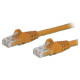 Startech.Com 125ft Orange Cat6 Patch Cable with Snagless RJ45 Connectors - Long Ethernet Cable - 125 ft Cat 6 UTP Cable - 125 ft Category 6 Network Cable for Network Device, Workstation, Hub - First End: 1 x RJ-45 Male Network - Second End: 1 x RJ-45 Male