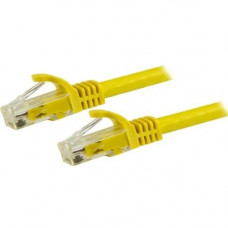 Startech.Com 30ft Yellow Cat6 Patch Cable with Snagless RJ45 Connectors - Long Ethernet Cable - 30 ft Cat 6 UTP Cable - 30 ft Category 6 Network Cable for Network Device, Workstation, Hub - First End: 1 x RJ-45 Male Network - Second End: 1 x RJ-45 Male Ne