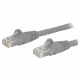 Startech.Com 2ft Gray Cat6 Patch Cable with Snagless RJ45 Connectors - Cat6 Ethernet Cable - 2 ft Cat6 UTP Cable - 2 ft Category 6 Network Cable for Network Device, Workstation, Hub - First End: 1 x RJ-45 Male Network - Second End: 1 x RJ-45 Male Network 
