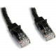 Startech.Com 15ft CAT6 Ethernet Cable - Black Snagless Gigabit CAT 6 Wire - 100W PoE RJ45 UTP 650MHz Category 6 Network Patch Cord UL/TIA - 15ft Black CAT6 Ethernet cable delivers Multi Gigabit 1/2.5/5Gbps & 10Gbps up to 160ft - 650MHz - Fluke tested 