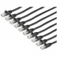 Startech.Com 6 ft. CAT6 Cable - 10 Pack - BlackCAT6 Patch Cable - Snagless RJ45 Connectors - Category 6 Cable - 24 AWG (N6PATCH6BK10PK) - CAT6 cable pack meets all Category 6 patch cable specifications - CAT 6 cable has 100% copper & foil-shielded twi