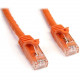 Startech.Com 3ft CAT6 Ethernet Cable - Orange Snagless Gigabit CAT 6 Wire - 100W PoE RJ45 UTP 650MHz Category 6 Network Patch Cord UL/TIA - 3ft Orange CAT6 Ethernet cable delivers Multi Gigabit 1/2.5/5Gbps & 10Gbps up to 160ft - 650MHz - Fluke tested 