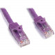 Startech.Com 3ft CAT6 Ethernet Cable - Purple Snagless Gigabit CAT 6 Wire - 100W PoE RJ45 UTP 650MHz Category 6 Network Patch Cord UL/TIA - 3ft Purple CAT6 Ethernet cable delivers Multi Gigabit 1/2.5/5Gbps & 10Gbps up to 160ft - 650MHz - Fluke tested 