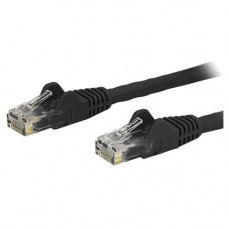 Startech.Com 30ft Black Cat6 Patch Cable with Snagless RJ45 Connectors - Long Ethernet Cable - 30 ft Cat 6 UTP Cable - 30 ft Category 6 Network Cable for Network Device, Workstation, Hub - First End: 1 x RJ-45 Male Network - Second End: 1 x RJ-45 Male Net