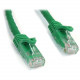 Startech.Com 25ft CAT6 Ethernet Cable - Green Snagless Gigabit CAT 6 Wire - 100W PoE RJ45 UTP 650MHz Category 6 Network Patch Cord UL/TIA - 25ft Green CAT6 Ethernet cable delivers Multi Gigabit 1/2.5/5Gbps & 10Gbps up to 160ft - 650MHz - Fluke tested 