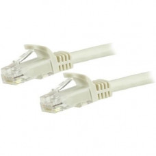 Startech.Com 2ft White Cat6 Patch Cable with Snagless RJ45 Connectors - Cat6 Ethernet Cable - 2 ft Cat6 UTP Cable - 2 ft Category 6 Network Cable for Network Device, Workstation, Hub - First End: 1 x RJ-45 Male Network - Second End: 1 x RJ-45 Male Network