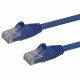 Startech.Com 3ft CAT6 Ethernet Cable - Blue Snagless Gigabit CAT 6 Wire - 100W PoE RJ45 UTP 650MHz Category 6 Network Patch Cord UL/TIA - 3ft Blue CAT6 Ethernet cable delivers Multi Gigabit 1/2.5/5Gbps & 10Gbps up to 160ft - 650MHz - Fluke tested to A