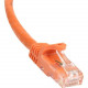 Startech.Com 35ft CAT6 Ethernet Cable - Orange Snagless Gigabit CAT 6 Wire - 100W PoE RJ45 UTP 650MHz Category 6 Network Patch Cord UL/TIA - 35ft Orange CAT6 Ethernet cable delivers Multi Gigabit 1/2.5/5Gbps & 10Gbps up to 160ft - 650MHz - Fluke teste