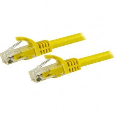 Startech.Com 8 ft Yellow Cat6 Cable with Snagless RJ45 Connectors - Cat6 Ethernet Cable - 8ft UTP Cat 6 Patch Cable - 8 ft Category 6 Network Cable for Network Device, Workstation, Hub - First End: 1 x RJ-45 Male Network - Second End: 1 x RJ-45 Male Netwo