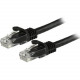 Startech.Com 6 ft Black Cat6 Cable with Snagless RJ45 Connectors - Cat6 Ethernet Cable - 6ft UTP Cat 6 Patch Cable - 6 ft Category 6 Network Cable for Network Device, Workstation, Hub - First End: 1 x RJ-45 Male Network - Second End: 1 x RJ-45 Male Networ