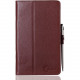 I-Blason Carrying Case (Book Fold) for 7" Tablet - Brown - Polyurethane Leather N7II-1F-BROWN